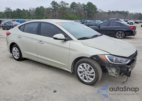 2017 Hyundai Elantra Se from USA, damaged, VIN 5NPD74LFXHH149180